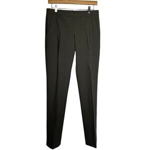 Theory Pants Women 2 Gray Pocket Officecore Work‎ Trouser Straight Leg Preppy